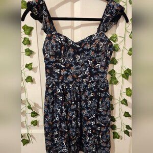Padded Floral Lily Rose Dress Womens Xs-small